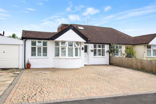 Thumbnail Semi-detached bungalow for sale in Firswood Avenue, Stoneleigh, Epsom