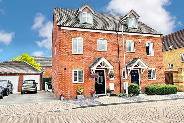 Thumbnail Semi-detached house to rent in Russet Close, Bedford