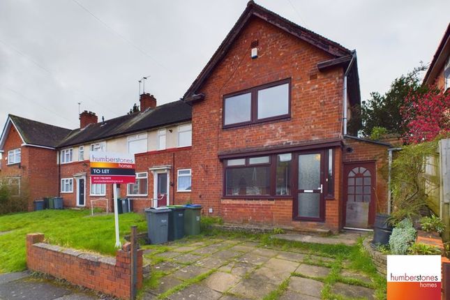 Thumbnail End terrace house for sale in Old Chapel Road, Bearwood, Smethwick