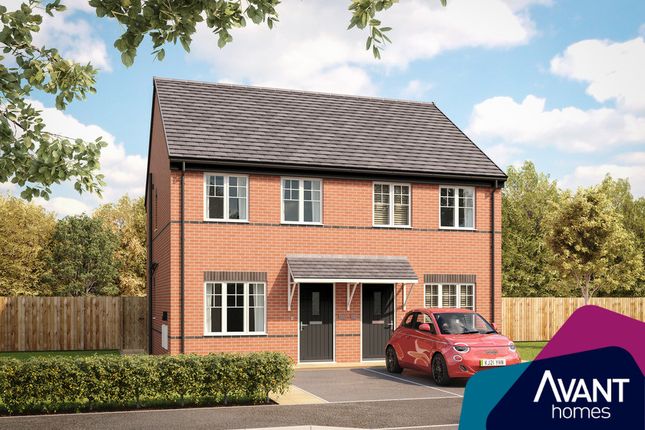 Thumbnail Semi-detached house for sale in "The Askern" at Heath Lane, Earl Shilton, Leicester