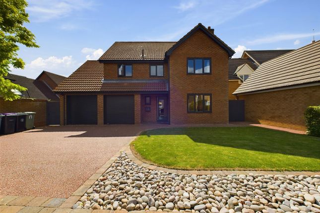 Thumbnail Detached house for sale in Hadrian Drive, Baston, Peterborough