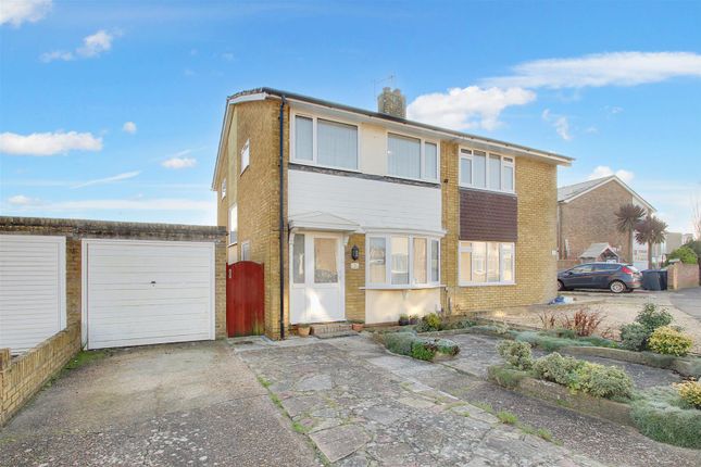 Thumbnail Semi-detached house for sale in Cowley Drive, Lancing