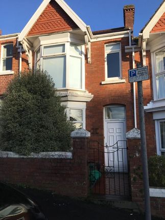 Thumbnail Terraced house to rent in Knoll Avenue, Uplands, Swansea