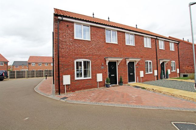 Thumbnail End terrace house for sale in Willow Court, Cowbit, Spalding