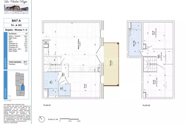 Thumbnail Duplex for sale in Notre-Dame-De-Bellecombe, 73590, France