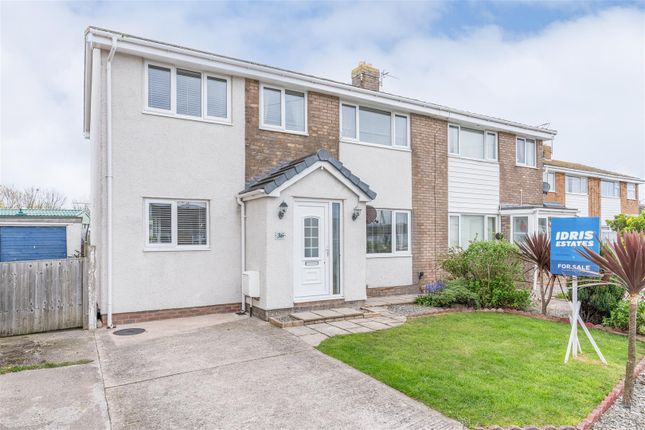 Semi-detached house for sale in Llys Madoc, Towyn