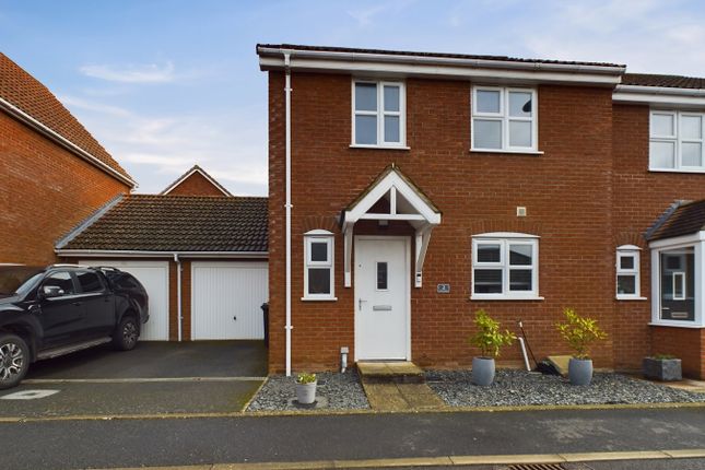 Thumbnail Semi-detached house for sale in Pinto Close, Downham Market