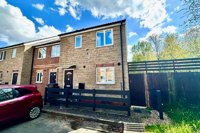 Thumbnail End terrace house for sale in Ivywood Close, Lincoln