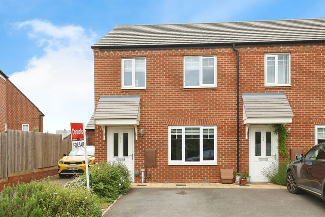 Thumbnail Semi-detached house for sale in Randall Close, Warwick