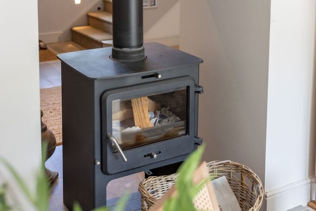Wood Burner In Entrance