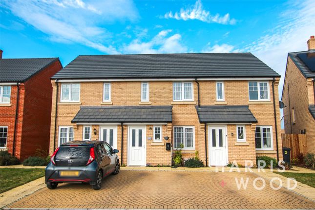 Thumbnail Terraced house for sale in Daisy Close, Capel St. Mary, Ipswich, Suffolk