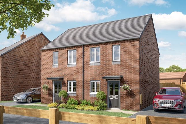 Thumbnail Semi-detached house for sale in "The Canford - Plot 67" at Burnham Way, Sleaford