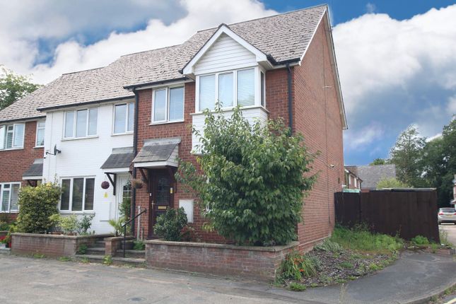 Thumbnail End terrace house for sale in Morgan Court, Claydon, Ipswich, Suffolk