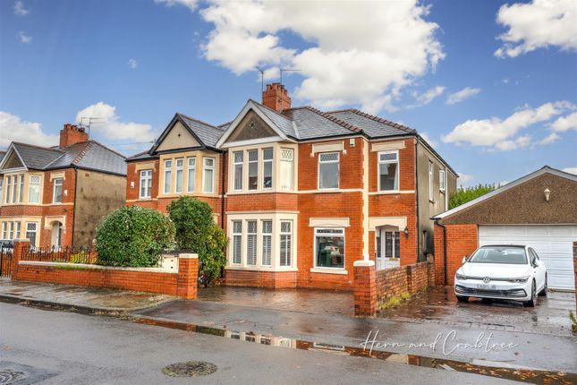 Thumbnail Semi-detached house for sale in St. Denis Road, Heath, Cardiff
