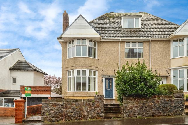 Thumbnail Semi-detached house for sale in Grosvenor Road, Sketty, Swansea