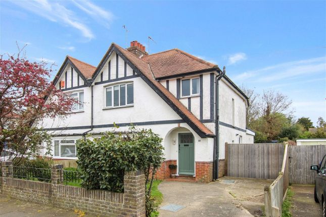 Semi-detached house for sale in Woodside Road, Worthing