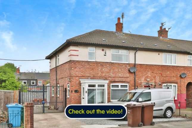 Thumbnail End terrace house for sale in Rawcliffe Grove, Hull