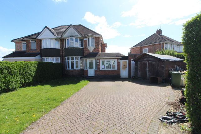 Thumbnail Semi-detached house for sale in Wellsford Avenue, Solihull, West Midlands