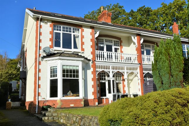 Semi-detached house for sale in Mumbles Road, West Cross, Mumbles.