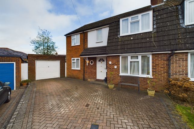 Thumbnail Semi-detached house for sale in Forge Close, Holmer Green, High Wycombe