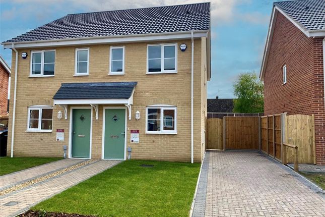 Semi-detached house for sale in Plot 9 Nightingale Rise, Hamilton Way, Ditchingham, Bungay