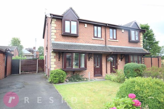 Thumbnail Semi-detached house for sale in Porritt Close, Bamford, Rochdale