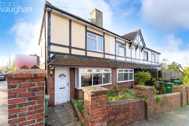 Thumbnail End terrace house to rent in Coombe Road, Brighton