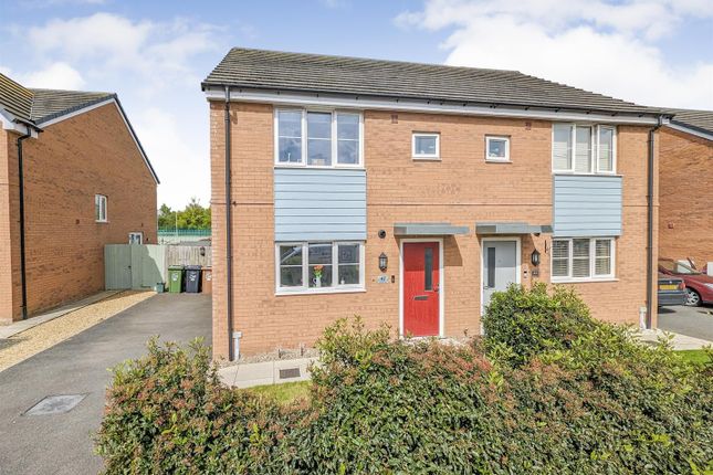Thumbnail Semi-detached house for sale in Oak Wood Drive, Corby