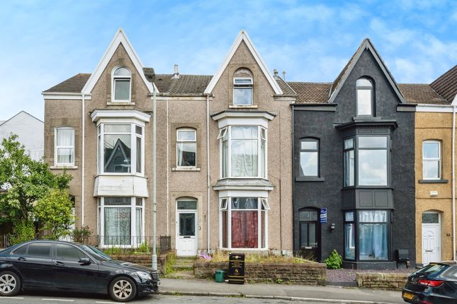 Thumbnail Terraced house for sale in Gwydr Crescent, Uplands, Swansea