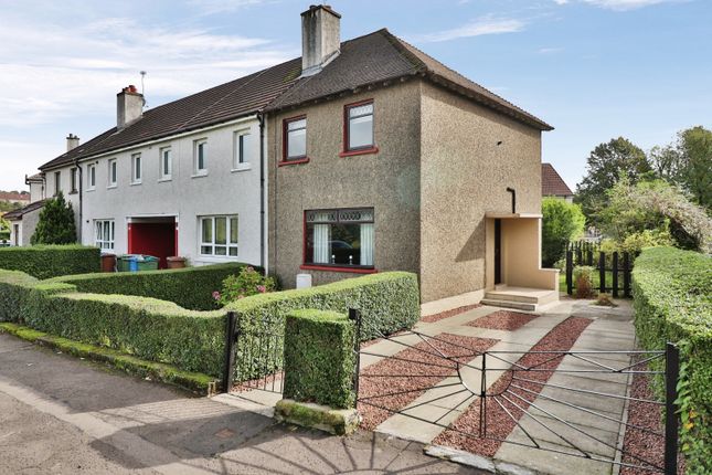 End terrace house for sale in Dowrie Crescent, Glasgow
