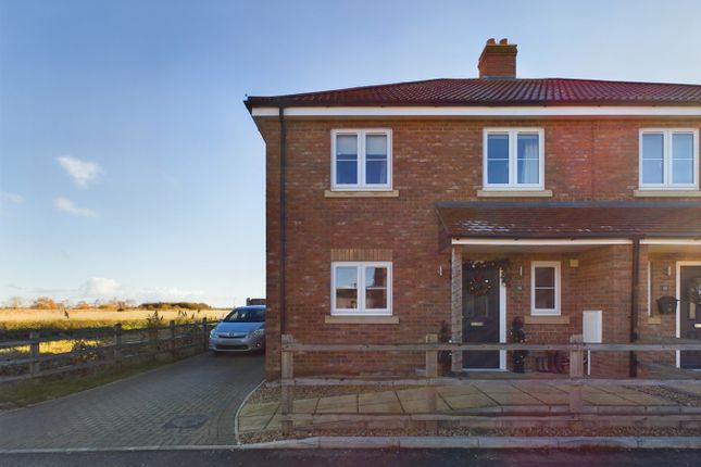 Thumbnail Semi-detached house for sale in Orchard Close, Tilney St Lawrence, King's Lynn