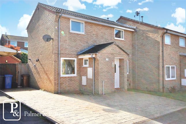 Thumbnail Semi-detached house for sale in Andros Close, Ipswich, Suffolk