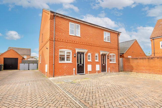 Thumbnail Semi-detached house for sale in Verbena Road, Cringleford, Norwich