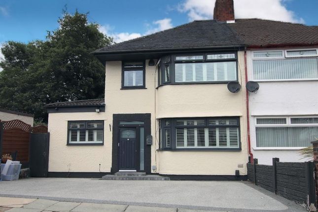 Thumbnail Semi-detached house to rent in North Barcombe Road, Childwall, Liverpool, Merseyside