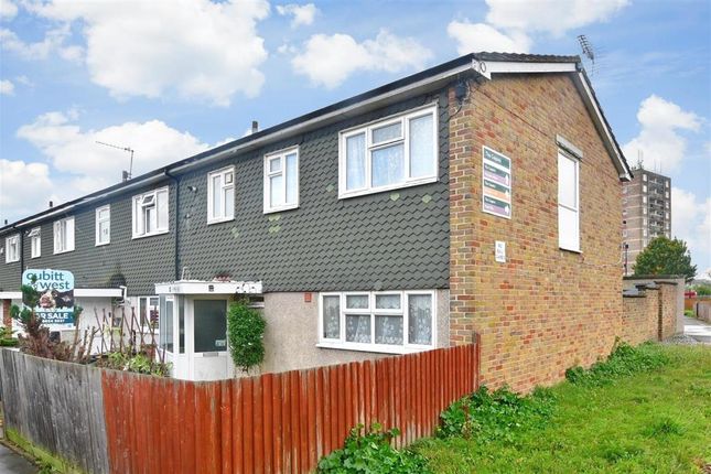 Thumbnail End terrace house for sale in The Coppins, New Addington, Croydon, Surrey