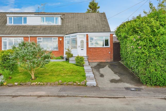 Thumbnail Semi-detached bungalow for sale in Pendle Hill, Hednesford, Cannock