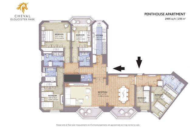 Flat to rent in Gloucester Park Apartments, Ashburn Place, South Kensington, London