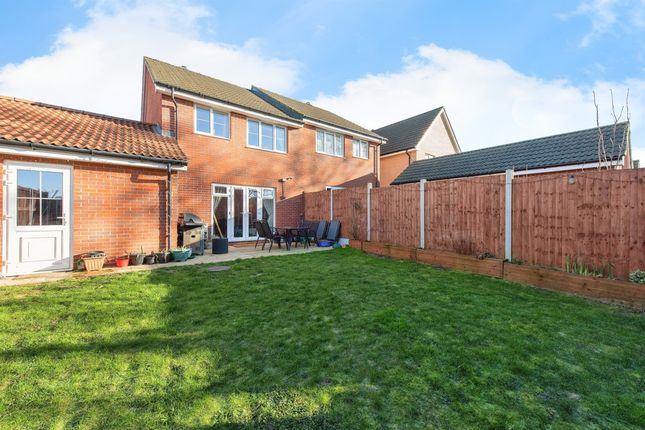 Semi-detached house for sale in Housemartin Way, Stowmarket