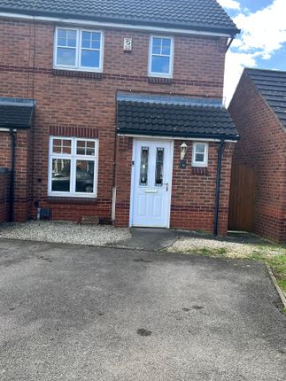 Thumbnail End terrace house to rent in Packhorse Drive, Leicester
