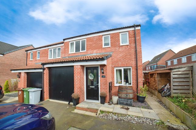 Semi-detached house for sale in Chaffinch Close, Clipstone Village, Mansfield