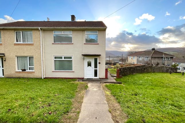 Semi-detached house for sale in Bronhaul, Aberdare, Mid Glamorgan