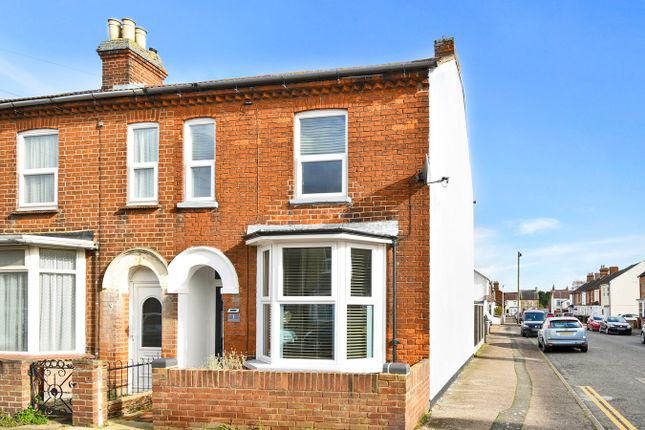 Thumbnail End terrace house for sale in Cleveland Street, Kempston, Bedford