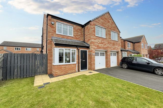 Thumbnail Semi-detached house for sale in Mermaid Close, Morpeth