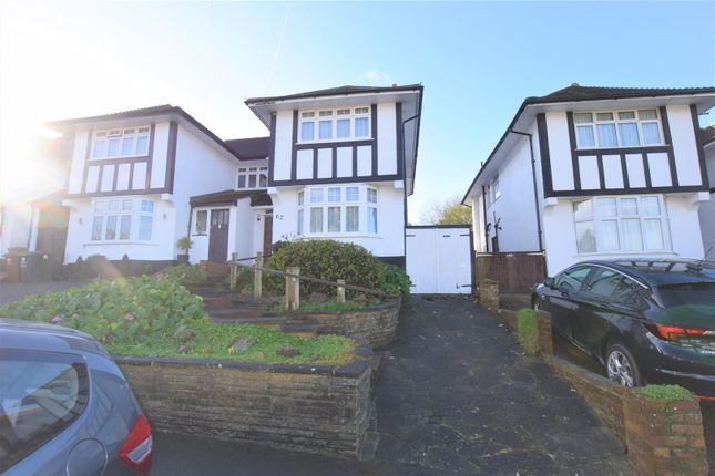 Thumbnail Semi-detached house for sale in Hillcroft Crescent, Oxhey, Watford