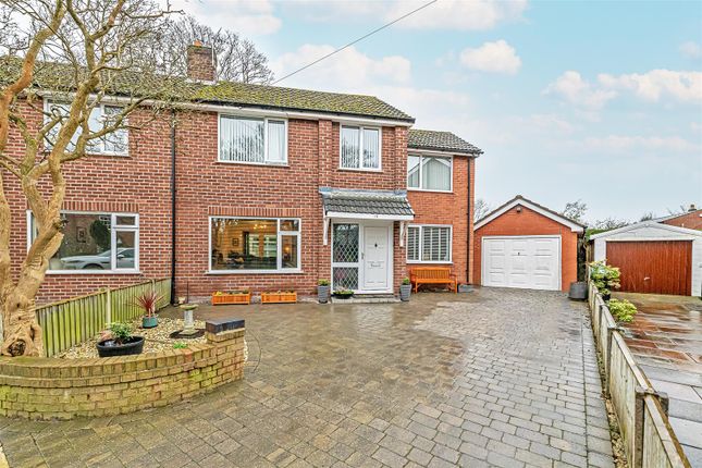 Semi-detached house for sale in Village Close, Thelwall, Warrington, Cheshire