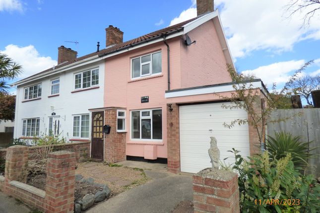 Semi-detached house to rent in Church Road, Kessingland, Lowestoft, Suffolk.