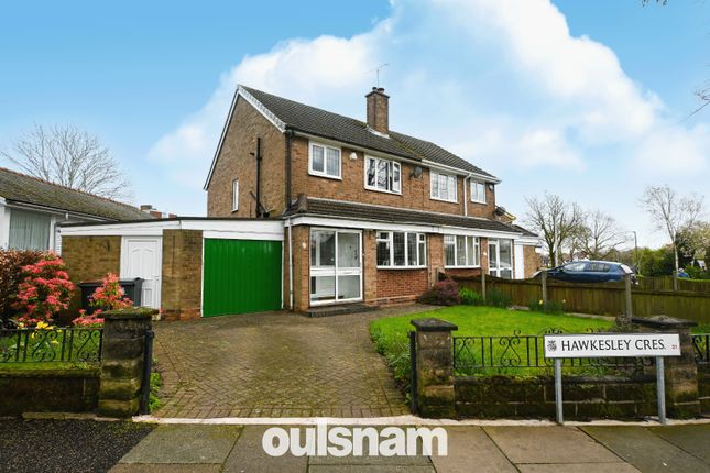 Semi-detached house for sale in Hawkesley Crescent, Northfield, Birmingham