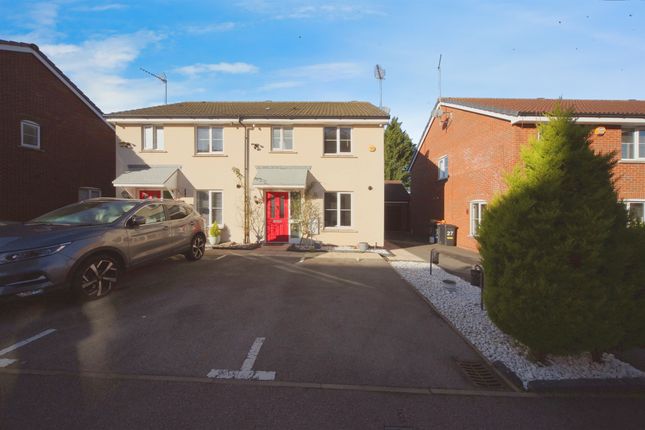 Thumbnail Semi-detached house for sale in Goodhart Crescent, Dunstable