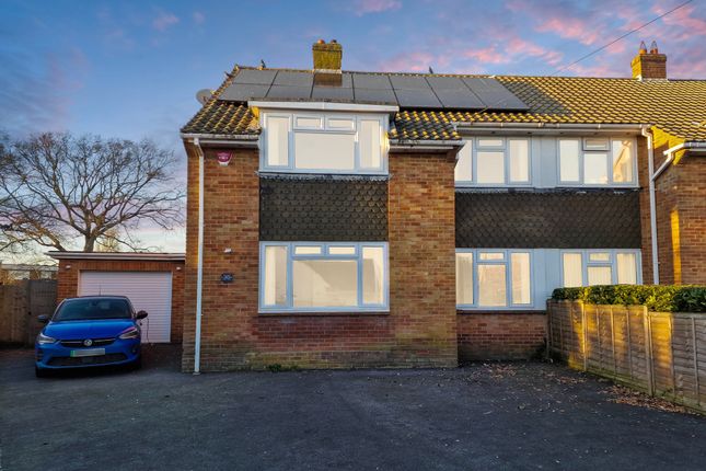 Thumbnail Semi-detached house for sale in Haglane Copse, Pennington, Lymington, Hampshire