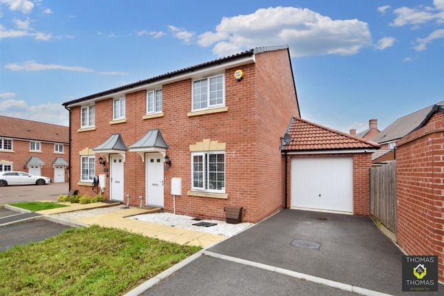 Thumbnail Semi-detached house for sale in Fersfield Gardens Kingsway, Quedgeley, Gloucester